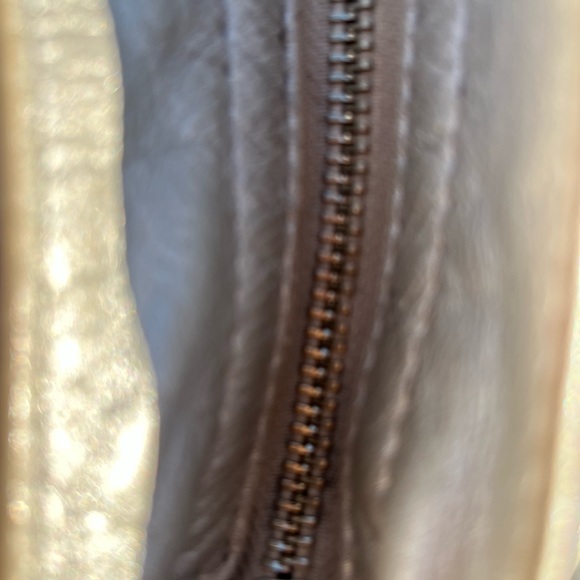 COACH silver  shoulder C logo canvas and silver leather - Picture 12 of 16